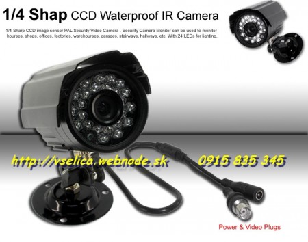  Outdoor Night Vision Sharp CCD Waterproof CCTV Camera  24 INFRA LED